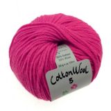 Gepard Garn CottonWool 5 Garn Unicolor 430 Rosa