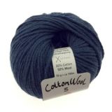 Gepard Garn CottonWool 5 Garn Unicolor 748 Marineblau