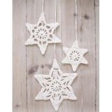 Wishing Stars by DROPS Design - Häkelmuster mit Kit Weihnachtssterne 3 - 10, 13 og 16 cm
