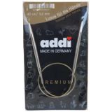 Addi Turbo Rundstricknadeln Messing 40cm 5,00mm / 15.7in US8