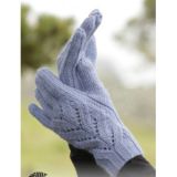 Parisien by DROPS Design - Strickmuster mit Kit Handschuhe mit Spitzen - One Size