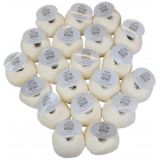 Drops Cotton Merino 20 Knäuel Farbpackung Unicolor 01 Natur - Drops Cotton Merino Garnpakke Unicolor 01 Natur - 20 stk