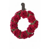 Christmas in Bloom by DROPS Design - Häkelmuster mit Kit Weihnachts-Kr - Julekrans - 22 cm