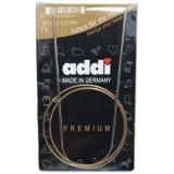 Addi Turbo Rundstricknadeln Messing 80cm 2,50mm / 31.5in US1½