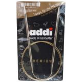 Addi Turbo Rundstricknadeln Messing 80cm 5,00mm / 31.5in US8