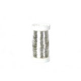 Silberner Metalldraht 0,30mm 100g