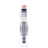 Prym Ergonomics Sockennadeln Kunststoff 20cm 3,00mm / 7.9in US2½