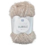 Rico Creative Bubble Garn Unicolor 011 Silbergrau