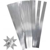 Star Strips Silber 45cm 10mm Durchmesser 4,5cm - 100 Stk.