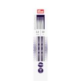 Prym Ergonomics Sockennadeln Kunststoff 20cm 2,50mm / 7.9in US1½
