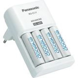 Panasonic BQ-CC17 Ladegerät + 4 Eneloop AA Batterien