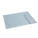 Platzset mit Bestecktasche FLAIR LOUNGE, aus Stoff, 45 x 32 cm, blau