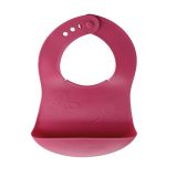 Lätzchen mit Krümeltasche BAMBINI, Schmetterlinge, rosa