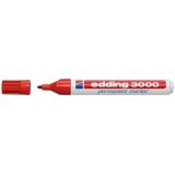 Edding 3000 Permanentmarker 1,5-3mm rund rot