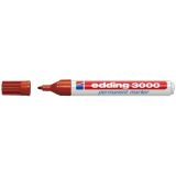 Edding 3000 Permanentmarker 1,5-3mm rund braun