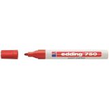 Edding 750 Lackmarker 2-4mm rund rot