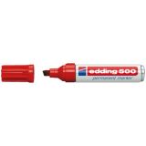 Edding 500 Permanentmarker 2-7mm schräg rot