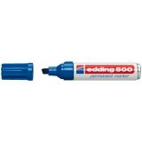 Edding 500 Permanentmarker 2-7mm schräg blau