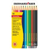 12 Buntstifte von Eberhard Faber im Blechetui