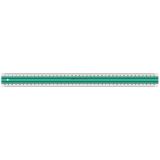 Linex Anti-Rutsch-Lineal 40 cm grün/transparent