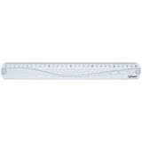 Lineal Maped Geometric 30 cm transparent