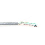 U/UTP-Kabel CAT6 auf Rolle 100 Meter grau mit Kabelsplitter