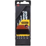 Stanley Steinbohrer-Set 4,5,6,8,10mm