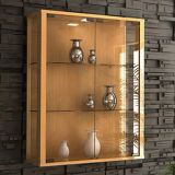 Sammelvitrine Udina ohne Beleuchtung Buche