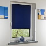 Bella Casa Klemmfix-Rollo, ca.150 x 75 cm, Blau