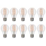 LED Retro-Leuchtmittel Birne E27, 10er Set – Energieeffizienzklasse E