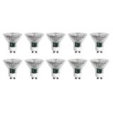 LED Retro-Leuchtmittel Reflektor Gu10, 10er Set – Energieeffizienzklasse F