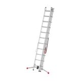 Aluminium Kombileiter mit LOT-System, 3 x 11 Sprossen