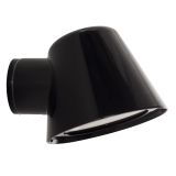 Vita Cup Wandleuchte Schwarz mit Lichtsensor LED