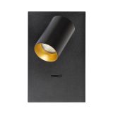 Leselamp wandleuchte Mila Schwarz USB