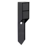 Gartensteckdose Double Spike Schwarz
