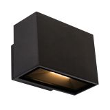Segment Up&Down Wandleuchte Schwarz Klein