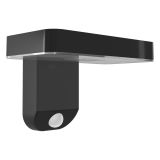 Calex Smart Außen Solar LED Wandleuchte Schwarz