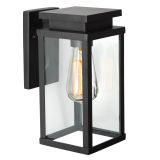 Jersey Wandleuchte Schwarz Groß mit 3W Bewegungssensor LED