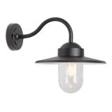 Dolce Retro Wandleuchte Schwarz mit 3W Bewegungssensor LED