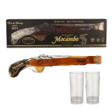 Mocambo Rum Anejo 10 Years Pistol + 2 Gläser 20cl Geschenkverpackung
