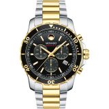 Movado 2600146 Serie 800 Chronograph Schwarz Zifferblatt Herrenuhr