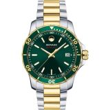 Movado 2600147 800 Grün Zifferblatt Zwei-Ton-Herrenuhr