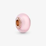 Pandora 789421C00 Matte Pink Murano Glas Charme