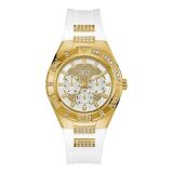Guess W0653L3 Rubber Band Multi-Function Ladies Watch