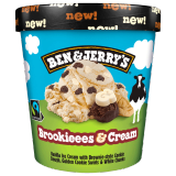 Ben & Jerry's Eis Brookieees & Cream 465ml