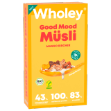 Wholey Bio Good Mood Müsli Mango Bircher vegan 400g