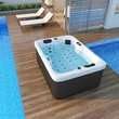 TroniTechnik Outdoor Whirlpool LEVANZO inkl. Heizung, Hydromassage, Bluetooth und Farblicht