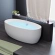 TroniTechnik Freistehende Badewanne Acrylwanne DOKOS