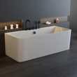 TroniTechnik Badewanne Acrylwanne Standbadewanne SARIA