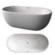 TroniTechnik Freistehende Badewanne Acrylwanne SIFNOS